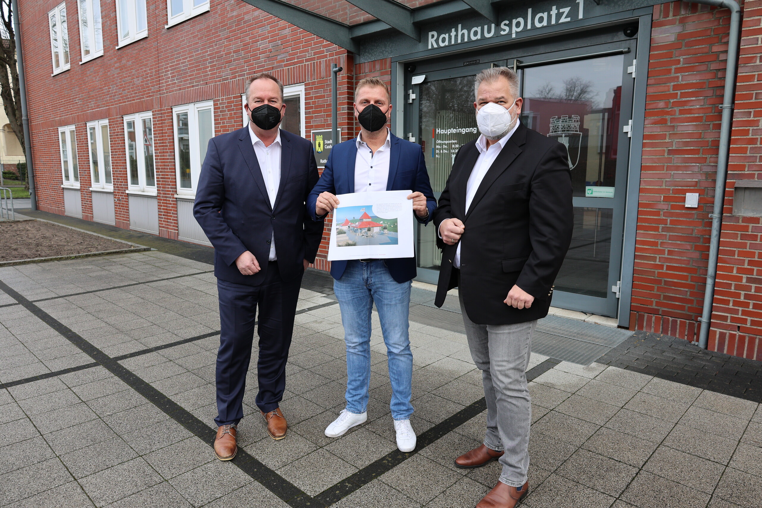 Uwe Santjer Jan Fitter Olaf Raffel Grimmershörnbucht