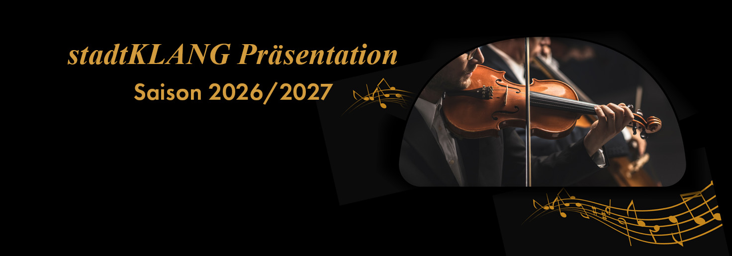 Präsentation des neuen Programms der stadtKLANG Konzertr eihe 2026/27