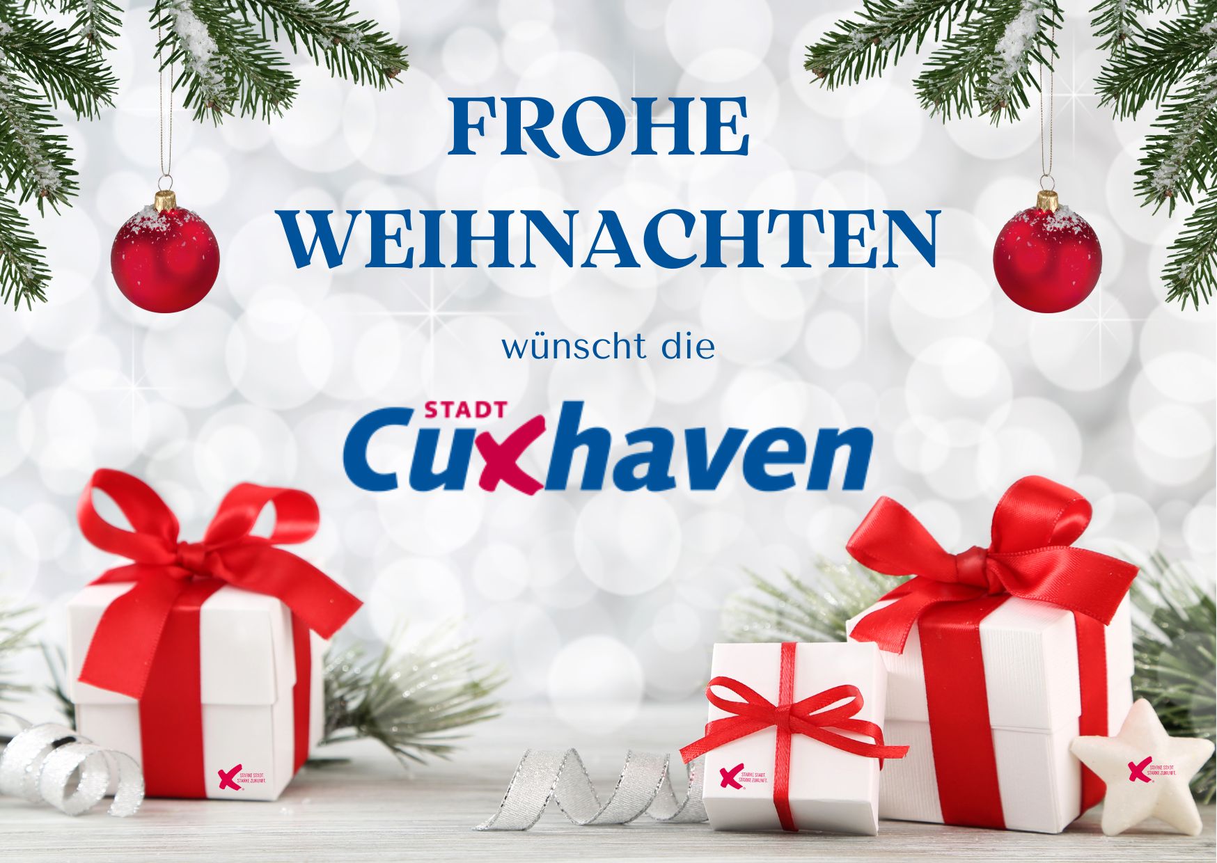 Bild mit Weihnachtsgruss