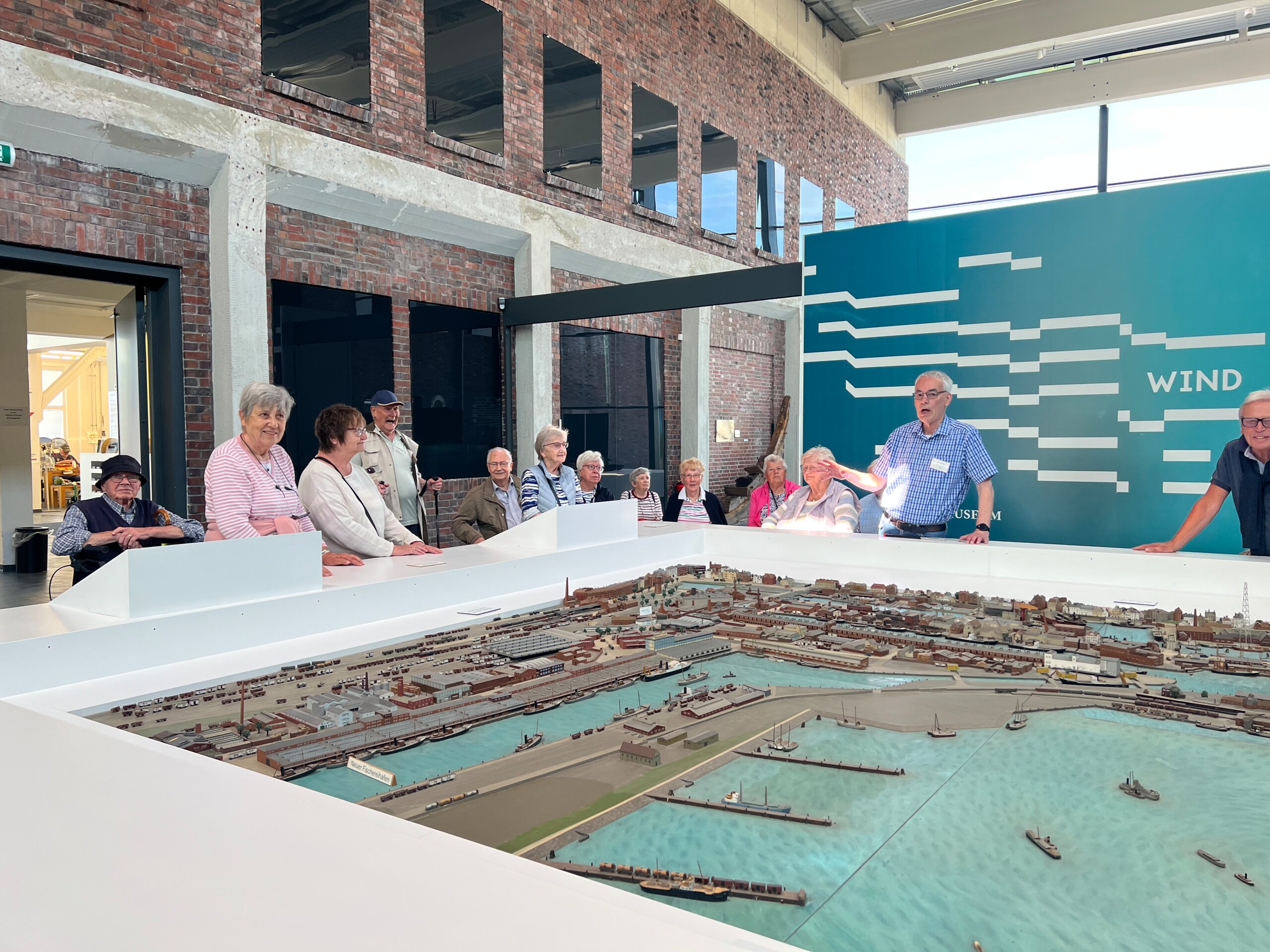 Foto aus dem Museum "Windstärke 10" mit Link zum Museum