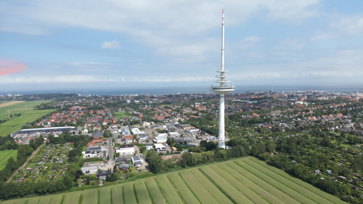 Foto/Luftaufnahme des Quartiers Südlich Westerwischstrom